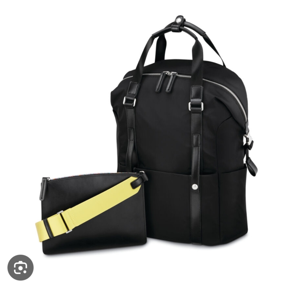 SJP + Samsonite Carried Away Backpack and Clutch